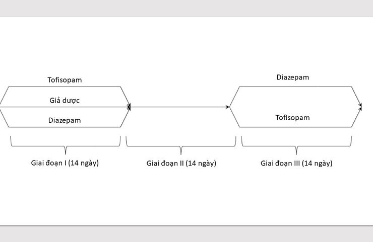 So sánh các đặc tính giải lo âu của tofisopam và diazepam: Một nghiên cứu mù đôi, ngẫu nhiên, chéo, đối chứng giả dược