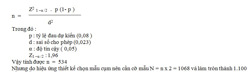 Cơ cấu, tỷ lệ và các yếu tố liên quan đến đau mạn tính tại thành phố Hồ Chí Minh